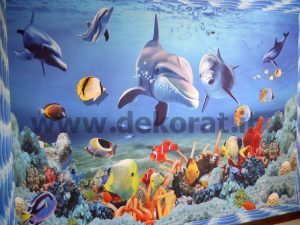 نصب کاغذ دیواری روی رنگ روغن