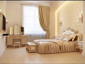 اتاق خواب به سبک کلاسیک