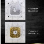 گل سقفی پلی استایرن مربع